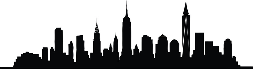 Fototapeta premium city icon silhouette
