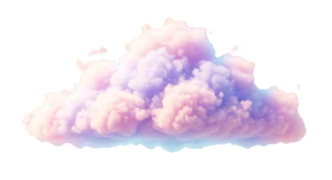 Blue abstract watercolor background with soft cloud texture