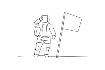 Simple continuous line draw of outdoor activity for exploration. Simple line, creativity, vector.