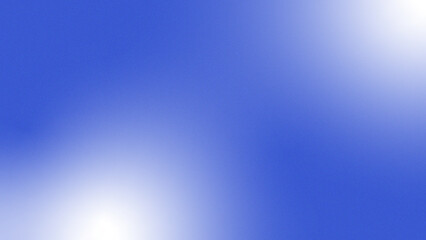 White blue cobalt cyan abstract background. Smooth gradient ombre blend with soft blur grain glow and light reflection. Minimal elegant texture featuring bright shimmer tones and modern fade 