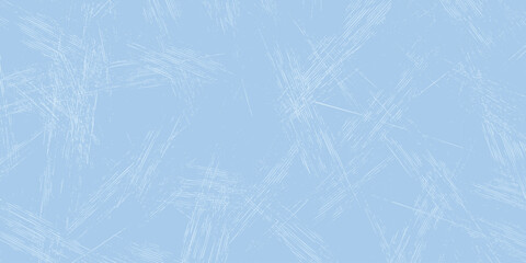 Light blue scratched texture background. Abstract grunge surface design with rough linear patterns. Minimal clean decorative backdrop design.