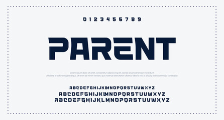 Abstract sport modern alphabet fonts. Typography bold typeface design for sport, technology, fashion, digital, future creative logo font. vector illustration