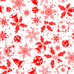 Christmas seamless background