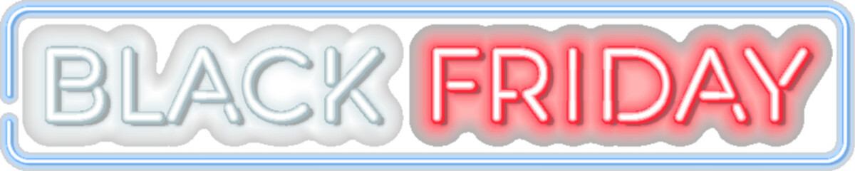 Black Friday Sale Neon Frame