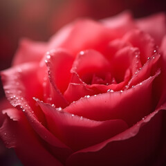 Rose Petal Texture with Dew