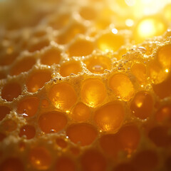 Honeycomb and Honey Macro