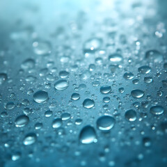 Condensation Droplet Macro on Glass