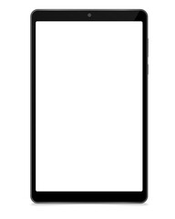 Tablet Screen, Vertical Empty Display, Transparent Screen, Mockup, Modern, Touchscreen, Device