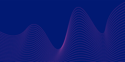 modern banne rbackground.blue gradation.wavy effect line.pink and blue.line memphis, vector illustration design.