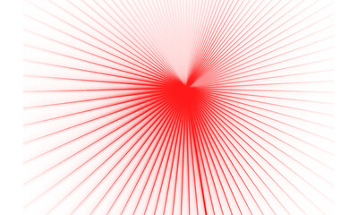png Red heart shape formed by radiating lines vector illustration for love and romance concepts isolated on white backgr