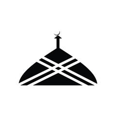  Mosque icon design vector template for banner ,poster ,social media post,T shirt and app logo.