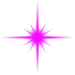 png Glowing pink starburst effect bright light vector illustration isolated on white background