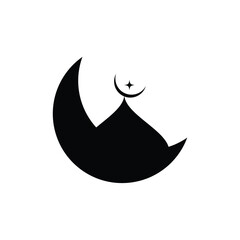  Mosque icon design vector template for banner ,poster ,social media post,T shirt and app logo.