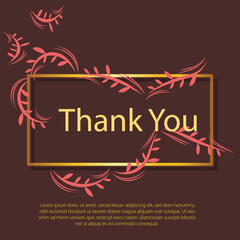 Colorful Creative Thank You Card Template Design