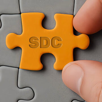 SDC Concept Representing Secure Data Center Infrastructure, Cloud Computing, and IT Operations