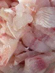 raw pork meat, vegetable, food, red, fish, pink, market, stack, white