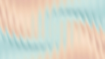 A unique abstract background with a distorted, wavy texture. A modern composition of pastel peach and turquoise with a rippled, almost glitched, energetic effect.