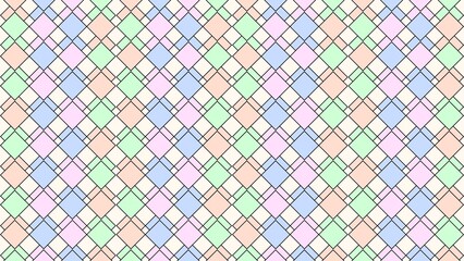 abstract geometric pastel seamless pattern