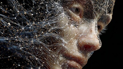 Artificial intelligence generates realistic human facial features using neural network technology