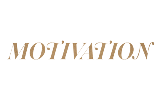 Brown paper typography text motivation isolated on transparent background - Powered by Adobe