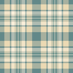 Proud background plaid pattern, underwear tartan seamless texture. Rural vector check fabric textile in pastel and light colors.