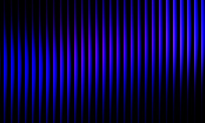 Vibrant blue and purple vertical wave lines background, futuristic light pattern, modern digital gradient wallpaper, glowing neon abstract design