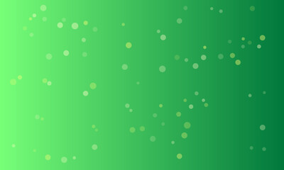 Green gradient background with scattered light circles