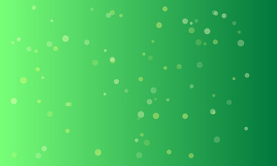Abstract green gradient background with scattered bokeh circles
