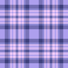 Knit check seamless vector, drawing tartan textile background. Strong pattern fabric plaid texture in light and blue colors.