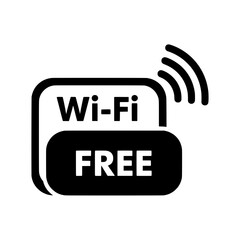 Free Wi-Fi Icon – Wireless Internet Signal Vector Design