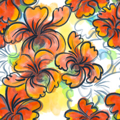 seamless floral pattern
