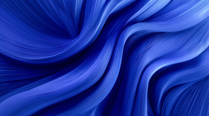 Fototapeta premium Captivating abstract deep blue waves flowing with elegant texture, perfect for modern design backgrounds and digital art.