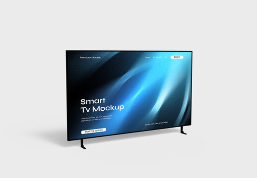 Smart TV Mockup Template