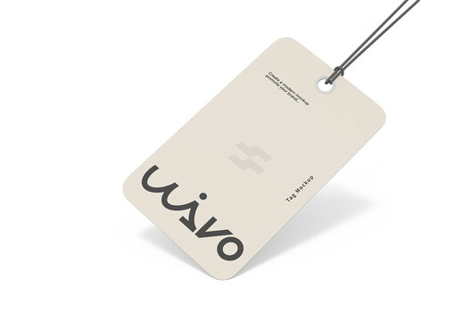 Floating Tag Mockup