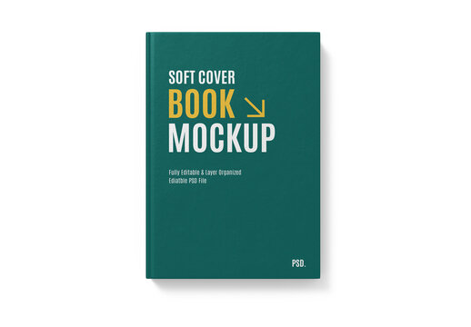 Soft Cover Book Mockup