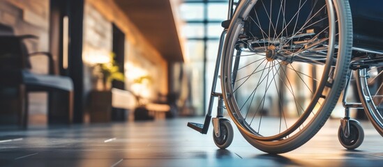 Wheelchair accessibility in a modern building, promoting inclusion and diversity