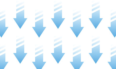 Gradient downward arrows pattern background with calm and abstract feeling
