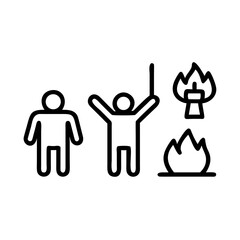 A black and white image of a person in a white shirt