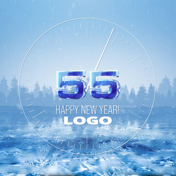 Frozen Countdown Logo Square Opener