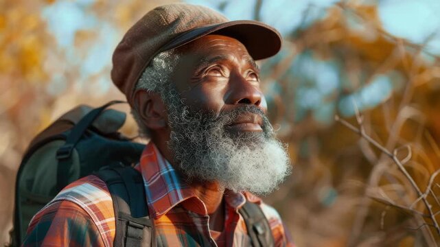 Wise Old Man in the Woods