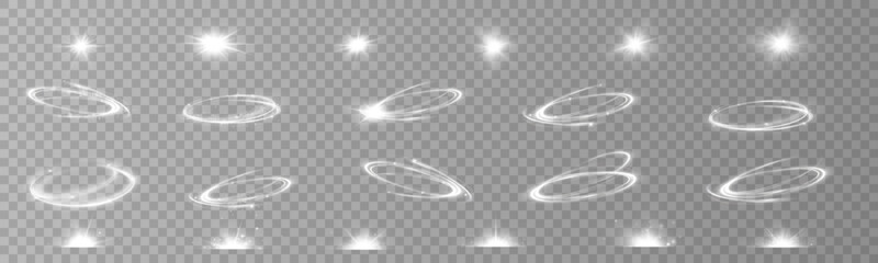 Glowing Light Effects Set  Lens Flare, Spark, Glitter, Dust, Line, Flash, Stars, Sunlight, Abstract Special Effects