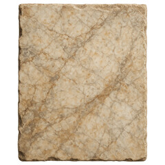 Textured Marble Panel Fragment with Natural Veining Patterns for Interior Design
