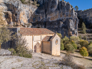 The Lobol River Canyon Natural Park in Soria, Spain