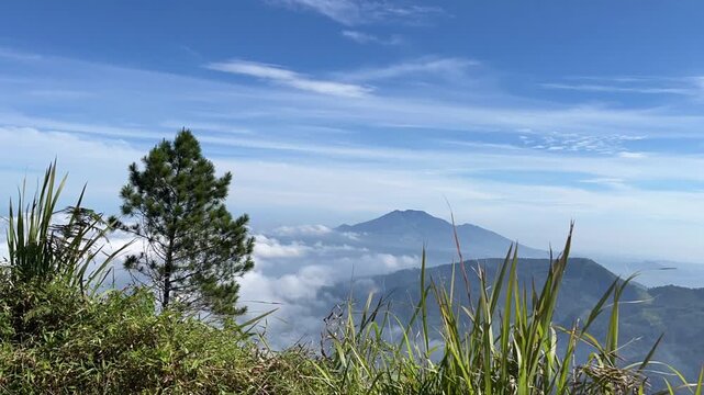 the view of mountain landscape from andong peak