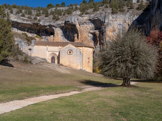 The Lobol River Canyon Natural Park in Soria, Spain