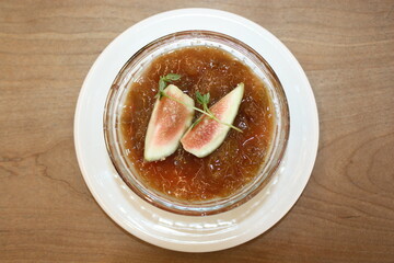 South Korea Fig Panna Cotta