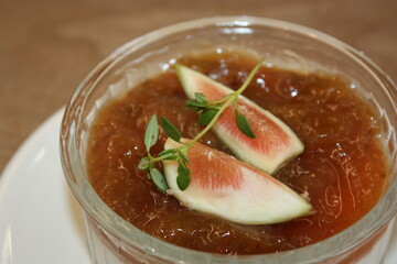 South Korea Fig Panna Cotta