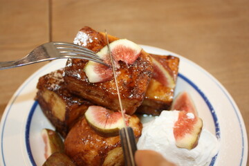 South Korean Fig French Toast