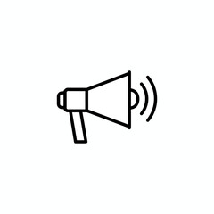 simple vector icon of megaphone