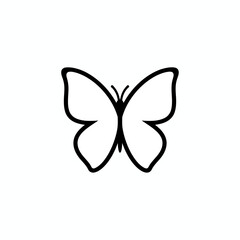 butterfly icon vector illustration